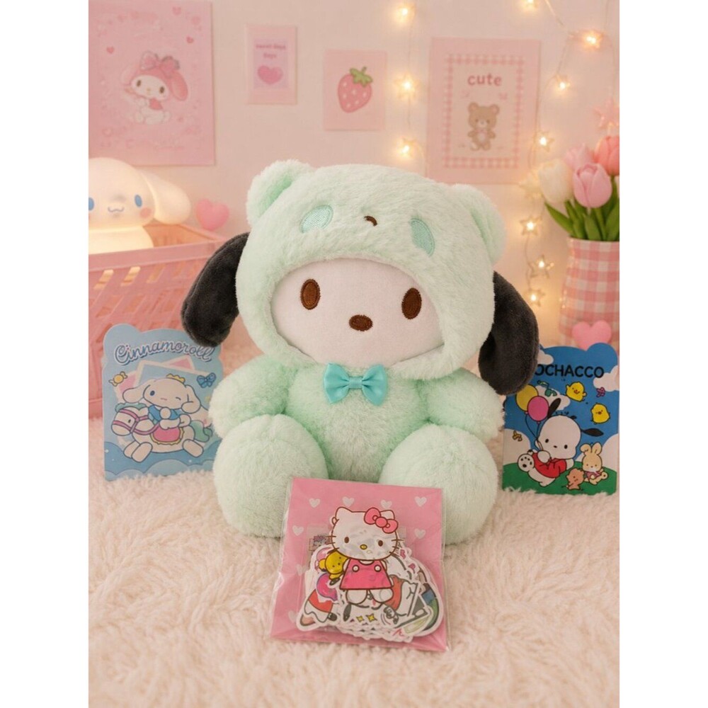 Mint Pochacco Bear Plush Gift Kawaii Bundle Set Idea